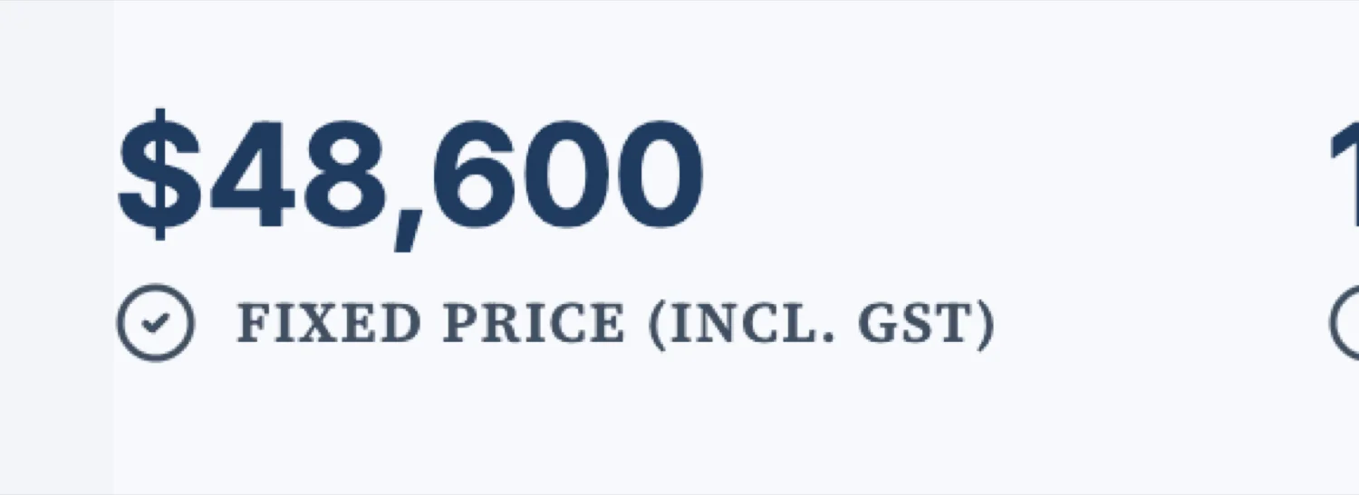 Three key figures in a proposal: the fixed price, the project duration and the warranty
