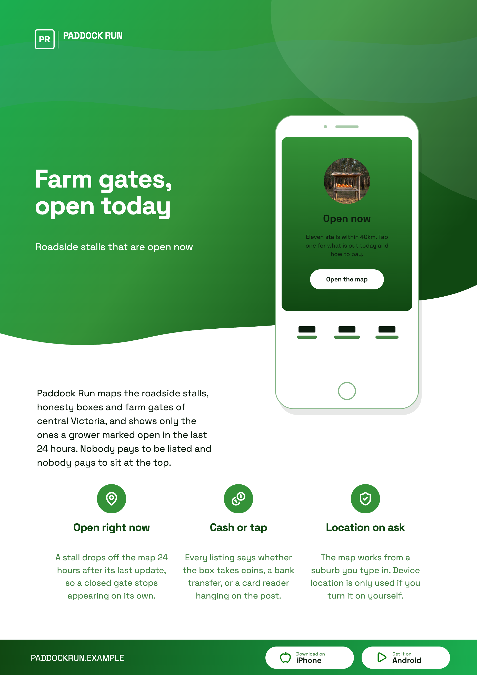 App launch flyer example