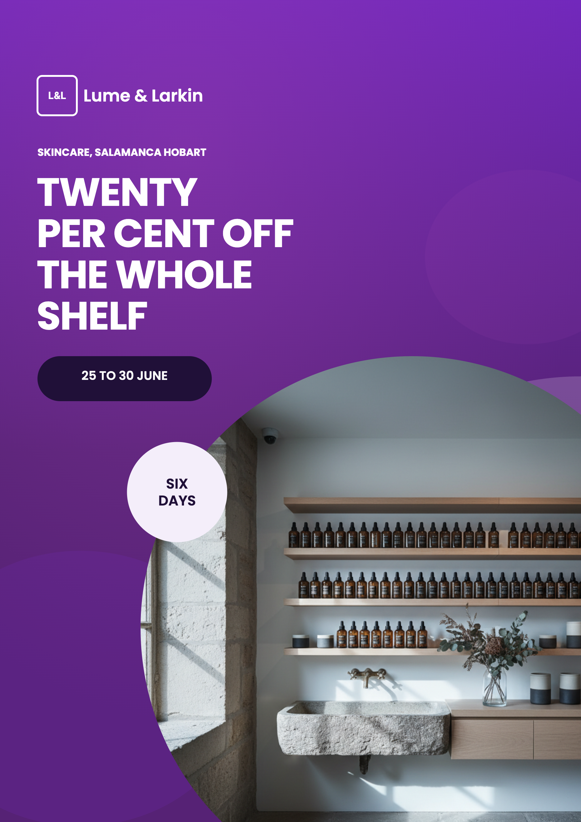 Beauty product flyer example