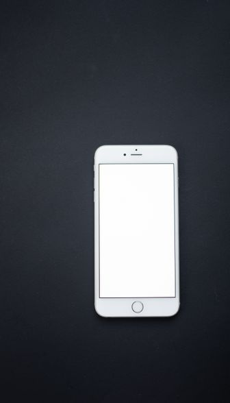 smartphone on a plain surface