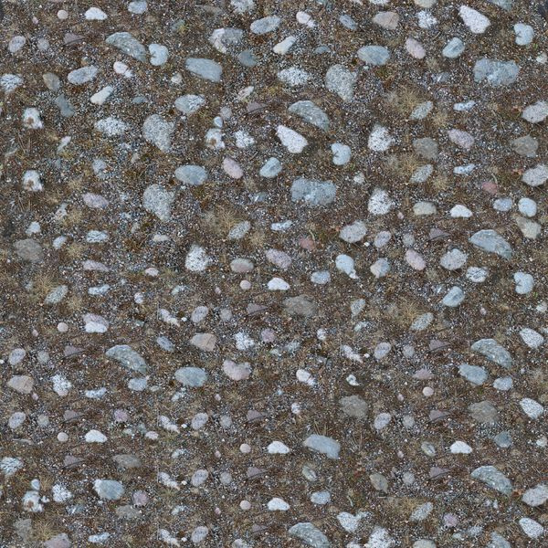 pebble aggregate concrete close up