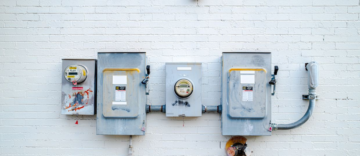 electrical panel white wall house