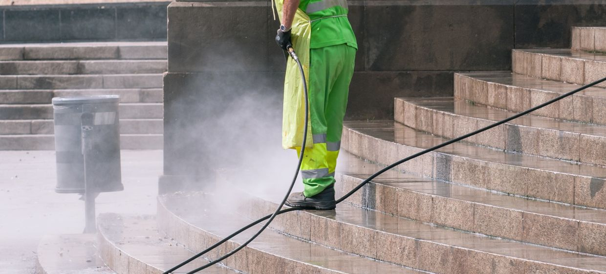 pressure washing