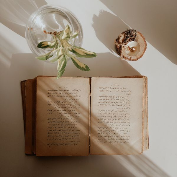 dictionary and documents on desk