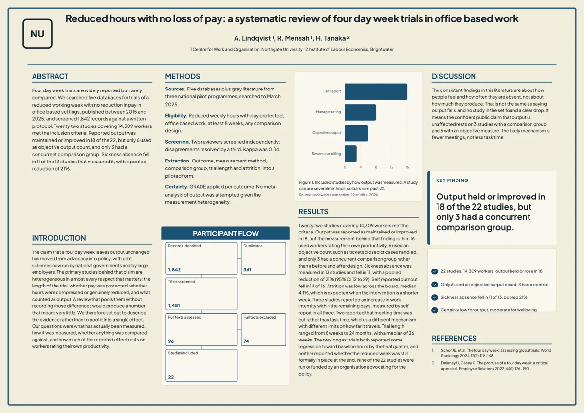 Systematic review poster example