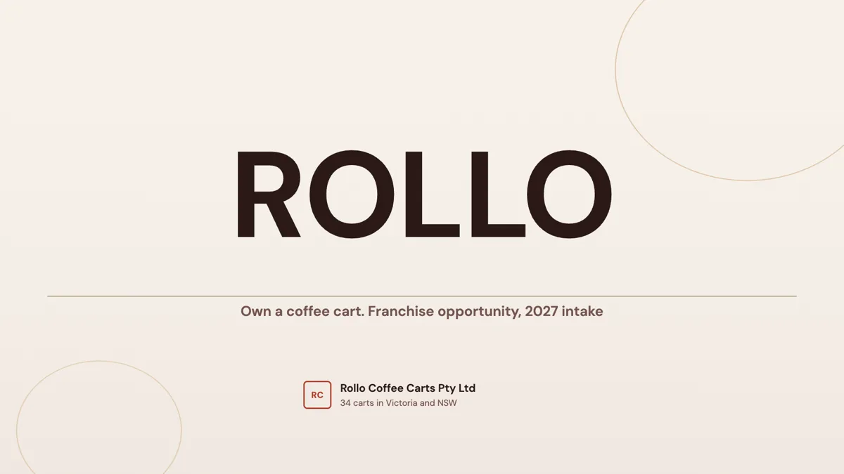 Franchise pitch deck for recruiting franchisees example