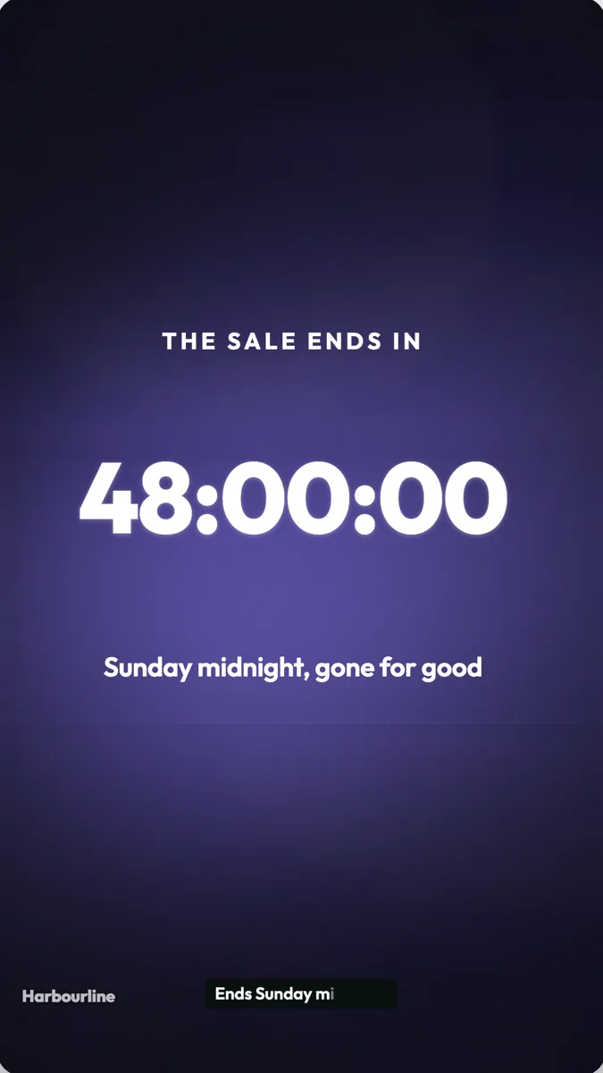 Countdown offer video example example