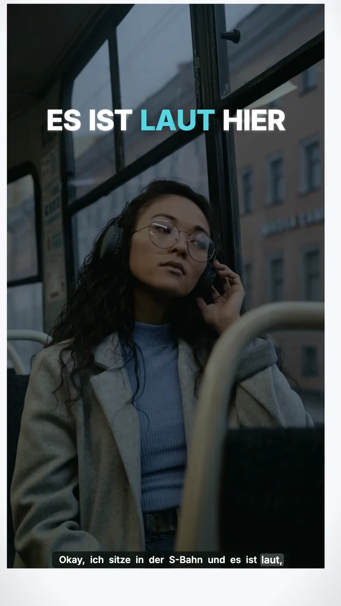 Headphones UGC video example example