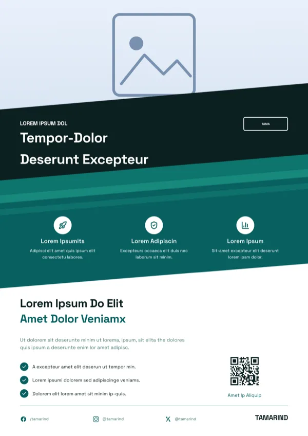Apex, Innovation Corporate flyer template