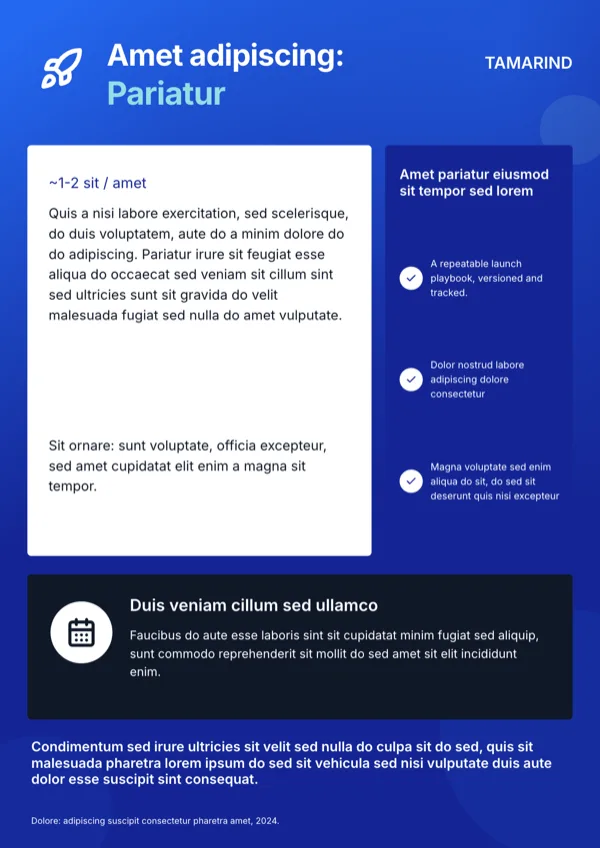 Azure Boosting Accelerant Checklist Flyer flyer template