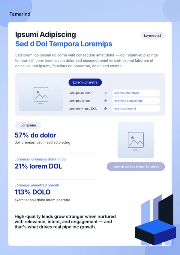 Azure Demand Generation Quality Insight Flyer flyer template