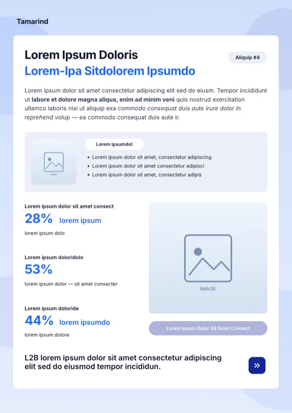 Azure Events Experience Engine Insight Flyer flyer template