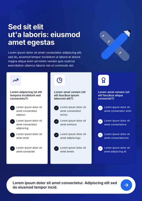 Azure Measure What Matters Insight Cards flyer template