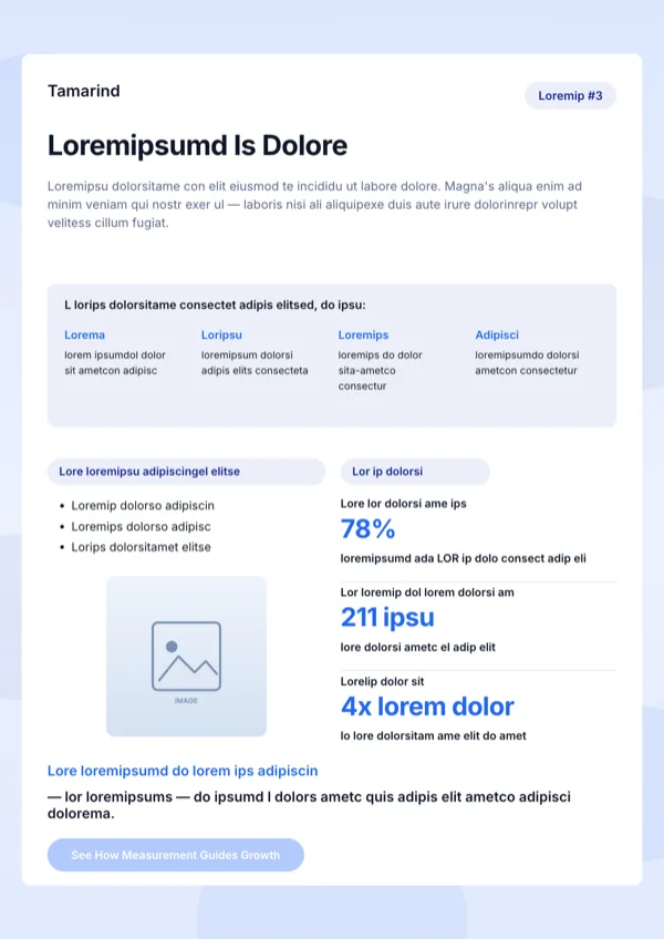 Azure Measurement Proactive Insight Flyer flyer template