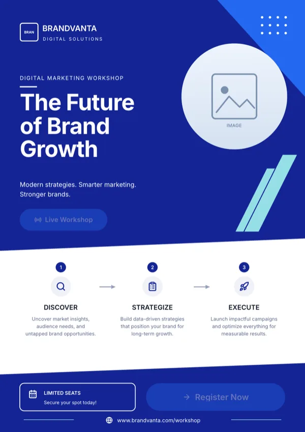 Brandvanta, Marketing Workshop flyer template