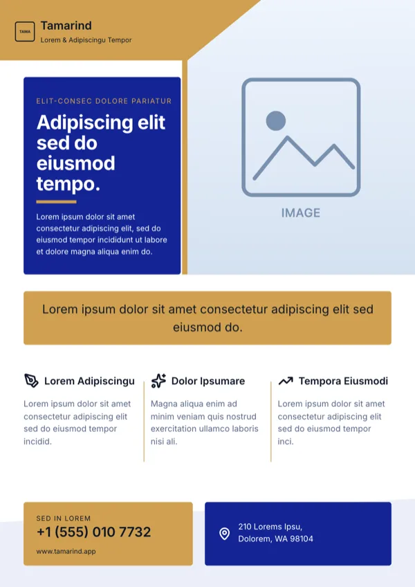 Brightwave, Digital Marketing Agency flyer template