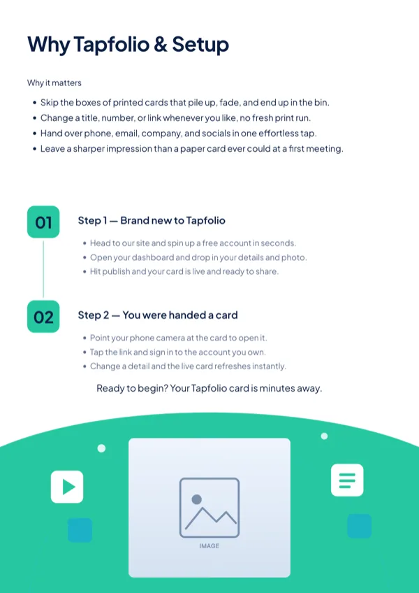 Halo, What We Do & How It Works flyer template