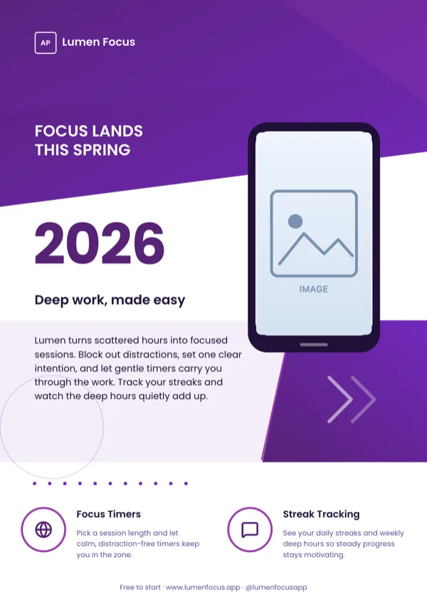 Mobile App Launch, Violet flyer template