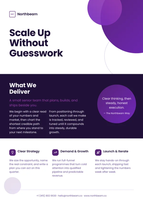 Prism, Grow Your Business flyer template