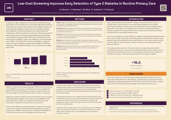 Wide Asymmetric Columns poster template
