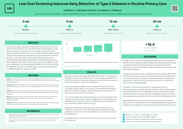 Wide Findings Timeline poster template