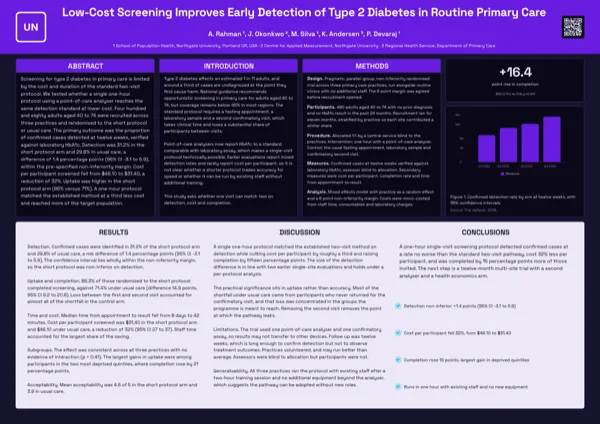 Wide Two Row Board poster template